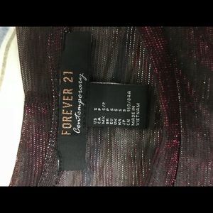 See through crop top